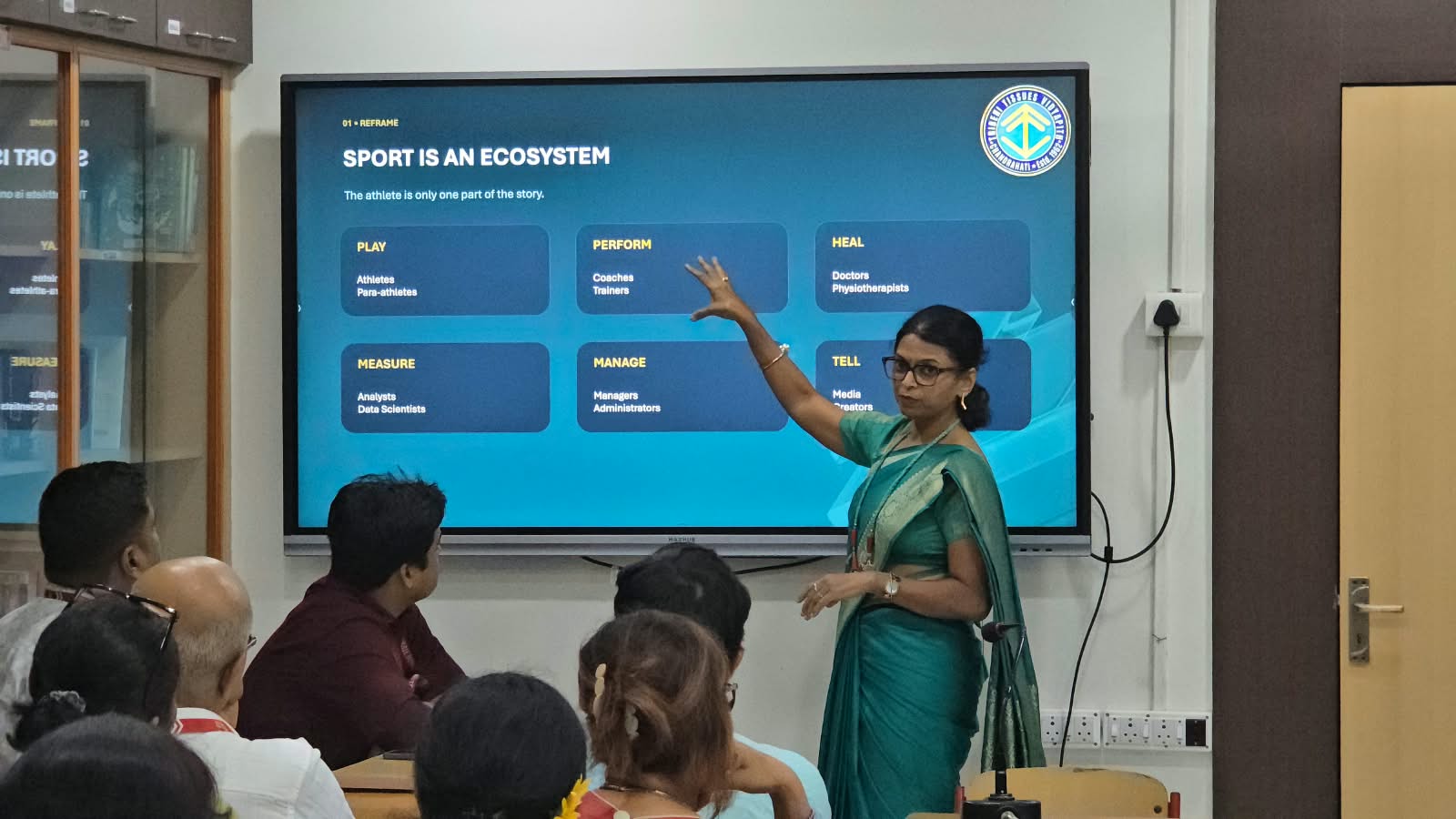 Teachers Workshop On Sports as a career By Principal Madam